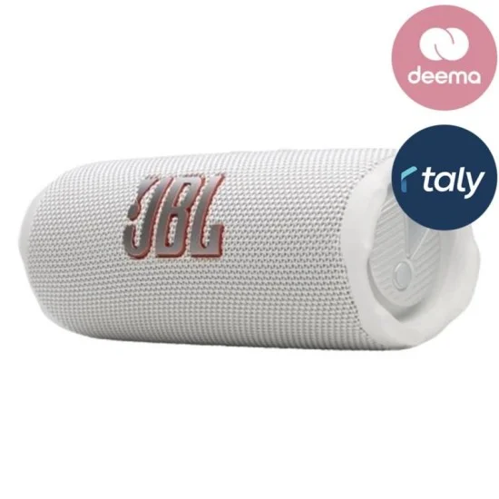 JBL Flip 7 Portable Bluetooth Speaker – White